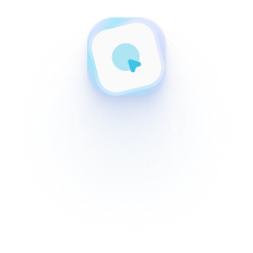 Pie chart cube illustration